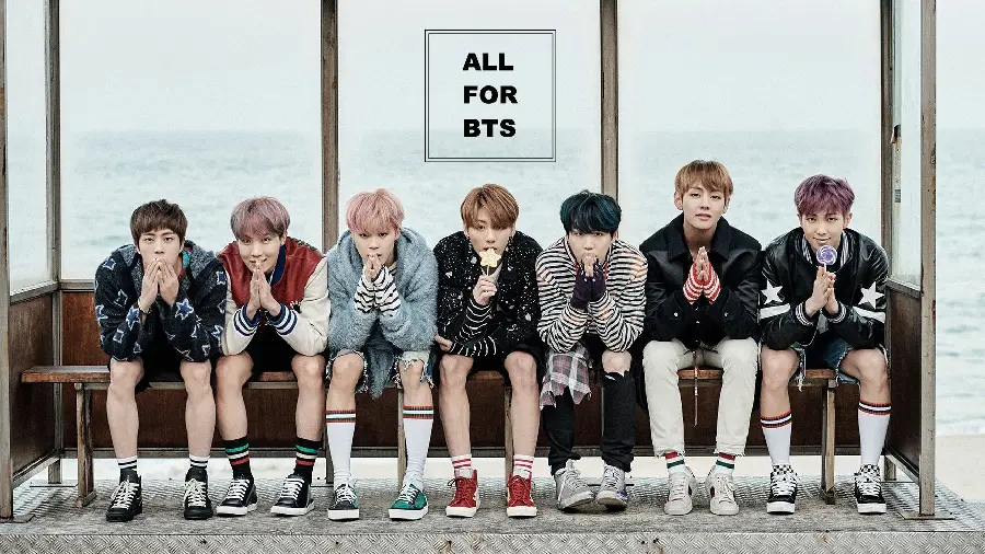 BTS background for Windows 11 wallpaper