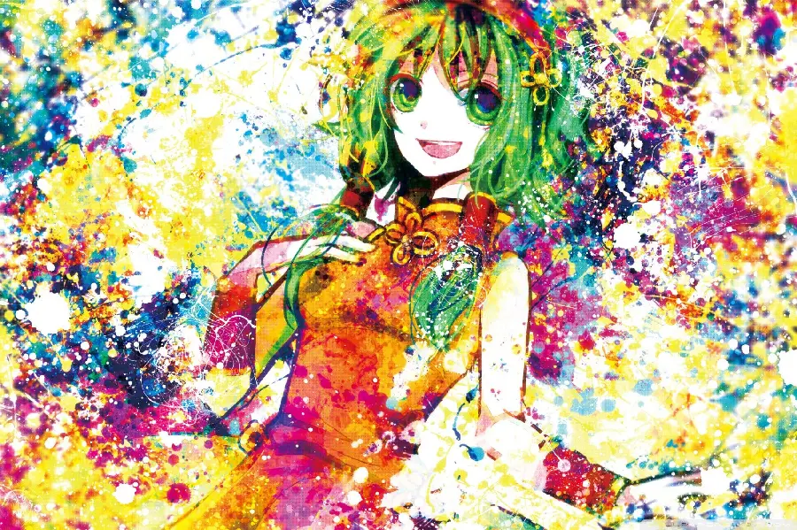 Download cute girly profile picture of a girl with green hair for Telegram
