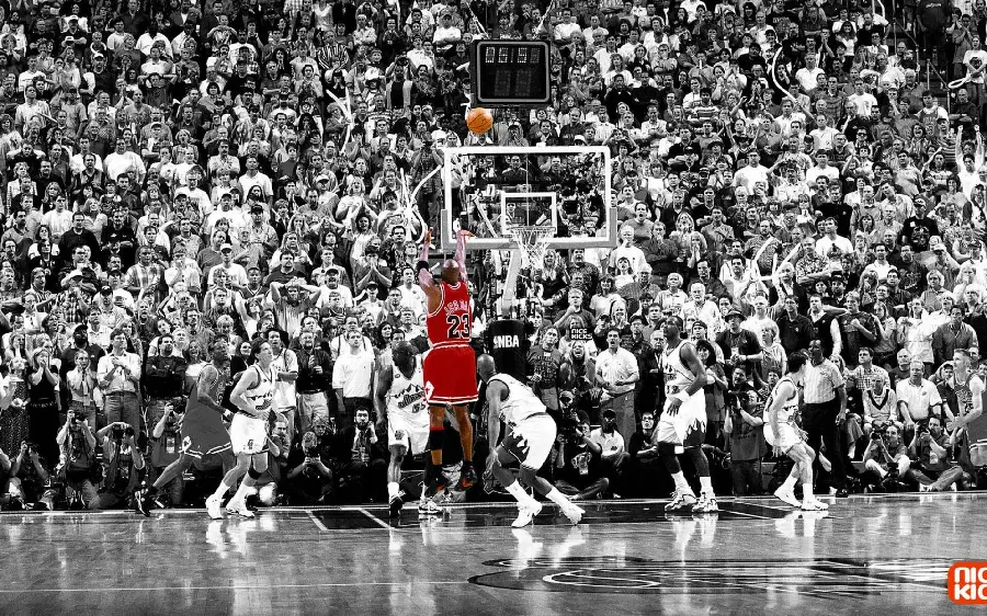 Photo of Michael Jordan, the world's basketball player and legend, for your profile
