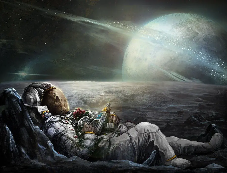 High quality fantasy astronaut photo and vector