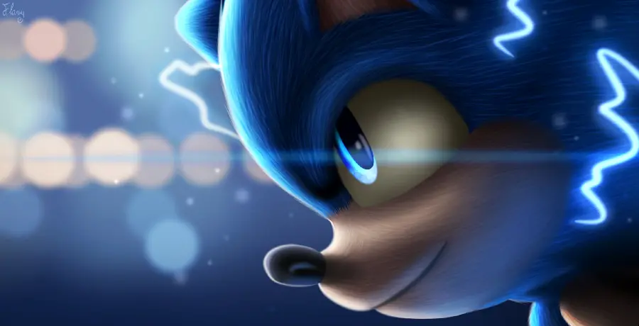 Attractive and spectacular Sonic wallpaper Sonic the Hedgehog blue for phone background