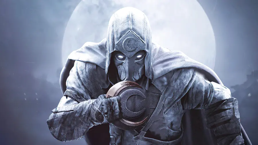 Attractive and spectacular Moon Knight wallpaper for use on computer monitors