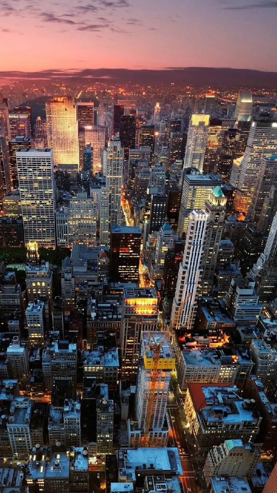 Photo taken from downtown Los Angeles on top of the towers