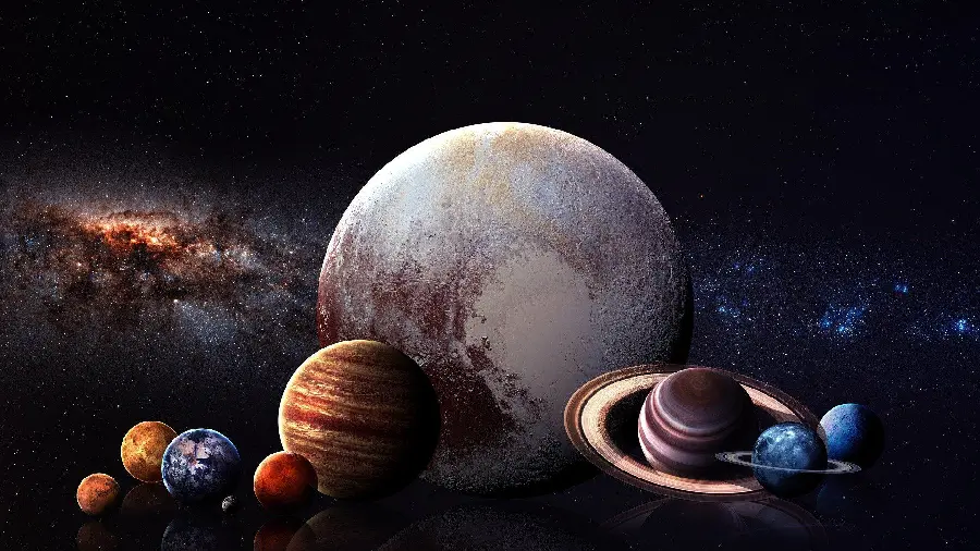 Download HD space and planet background image located in the solar system