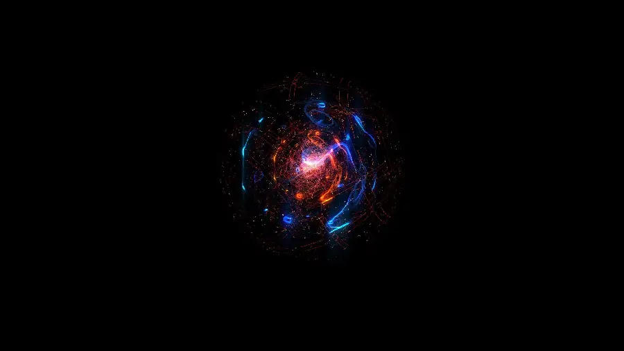 Very beautiful picture of dark digital art for black background