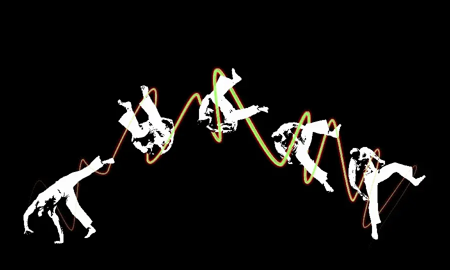 Karate profile picture for Telegram, WhatsApp, Instagram and other social networks with a black background