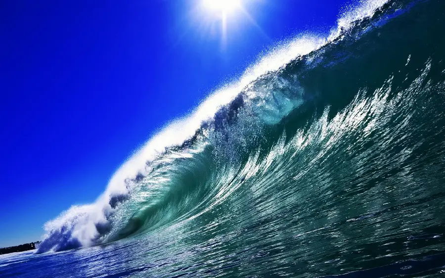 Sea wave wallpaper for computer and laptop