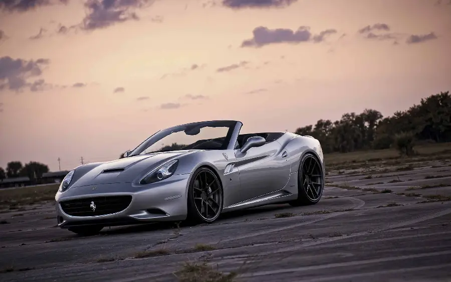 Photo and wallpaper of Ferrari silver Ferrari California
