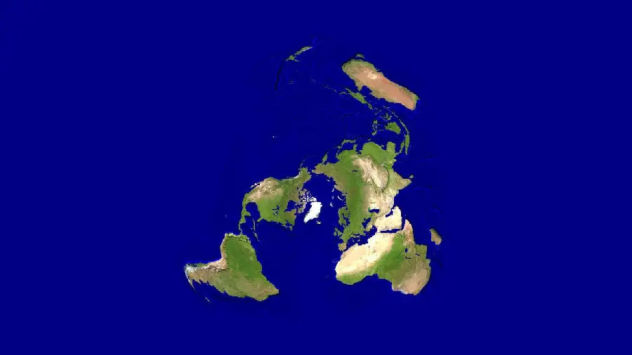 Beautiful graphic image of an aerial view Earth with rich and pleasant colors suitable for desktop backgrounds