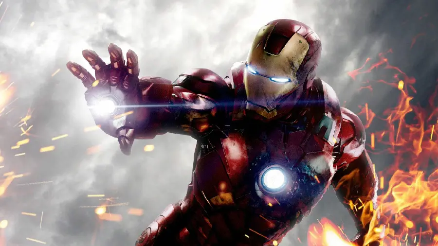 Download beautiful Iron Man image with red steel armor