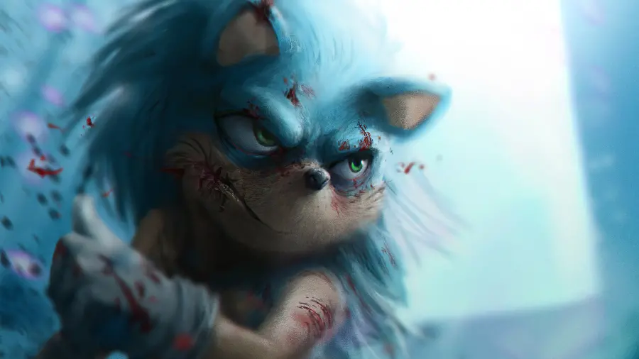 Strange Sonic photo with a special and different color