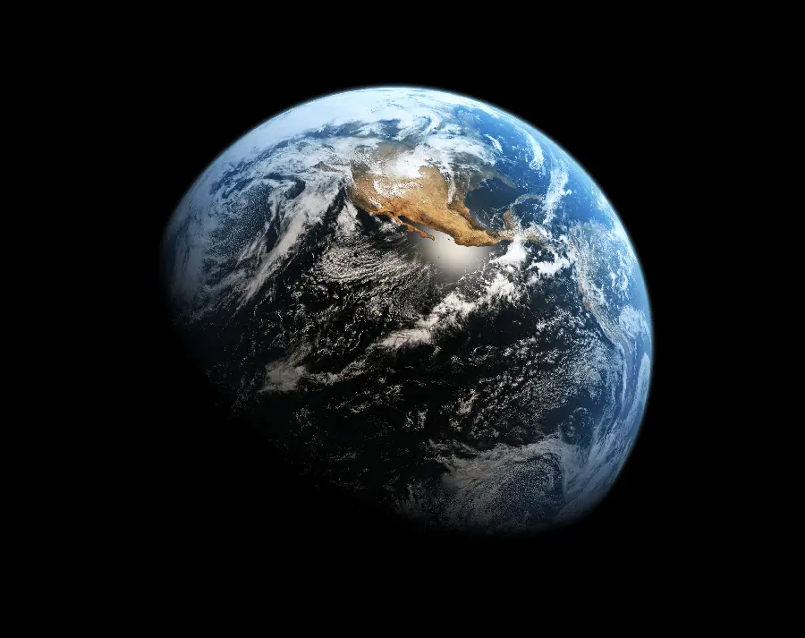 Wallpaper of a real Earth photo from NASA
