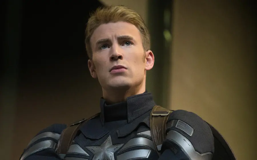 Captain America and Chris Evans photo for printing on a large banner