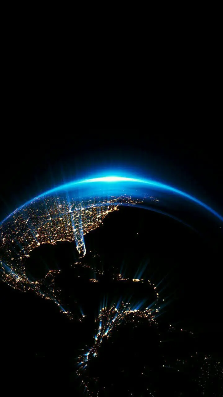 New Earth Background at Night in Good Quality