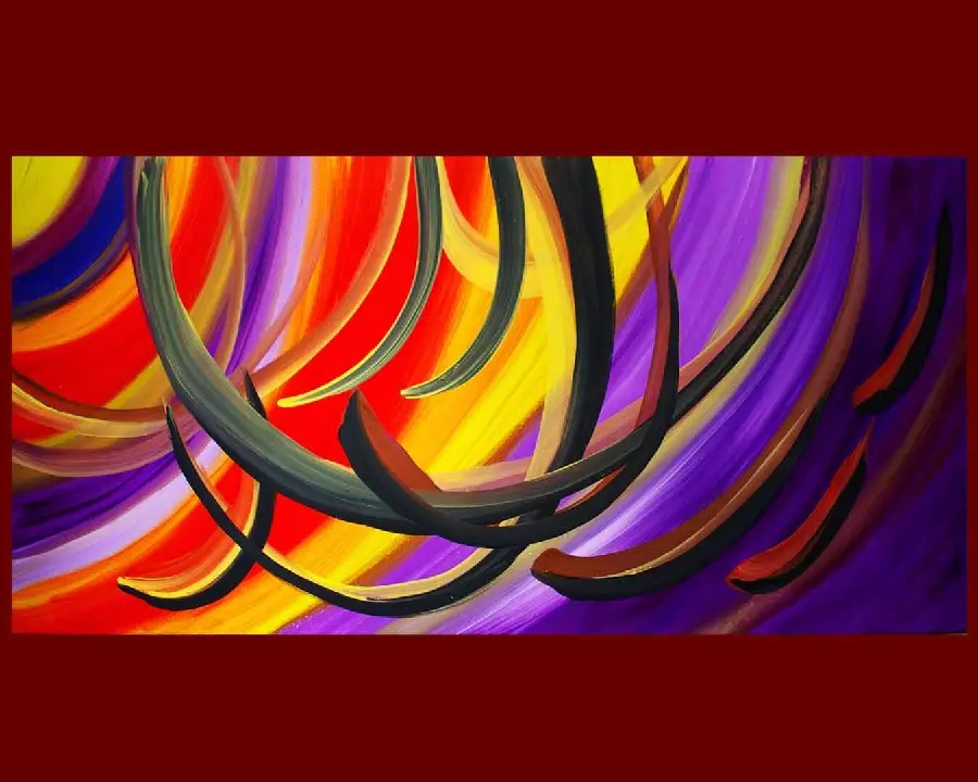Wallpaper of purple and bright colors