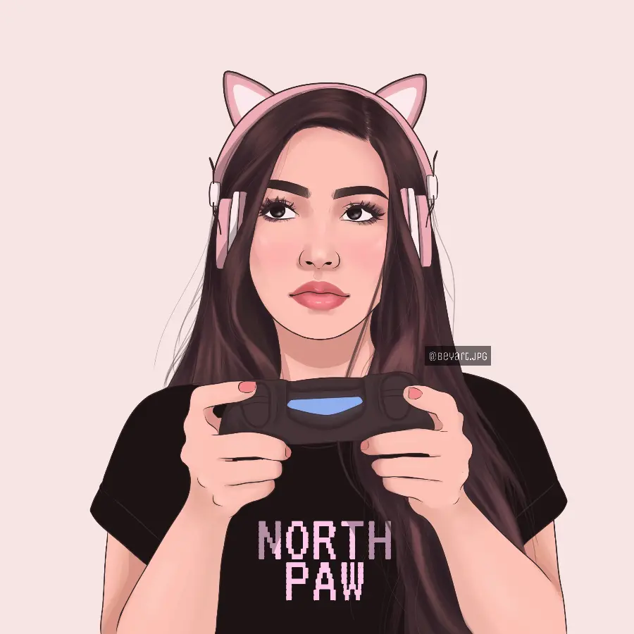 Download Gamer Girl Profile Picture