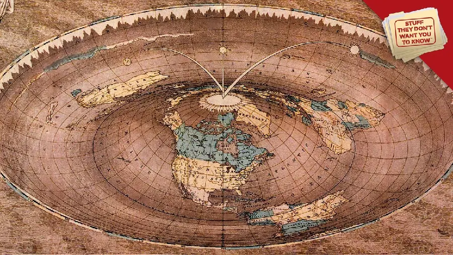 A unique photo of the flat Earth with a 3D design suitable for Windows 10 and 11 wallpaper