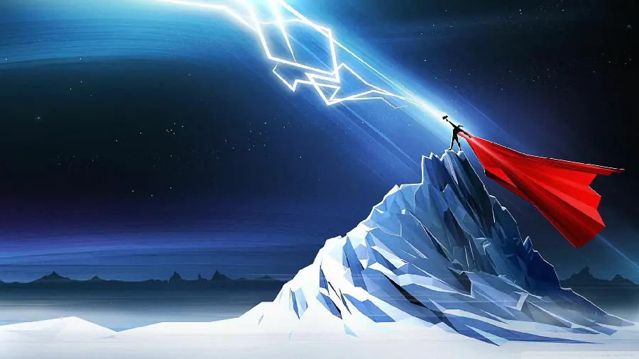 Thor photo for printing on boards and chassis boards in full HD quality