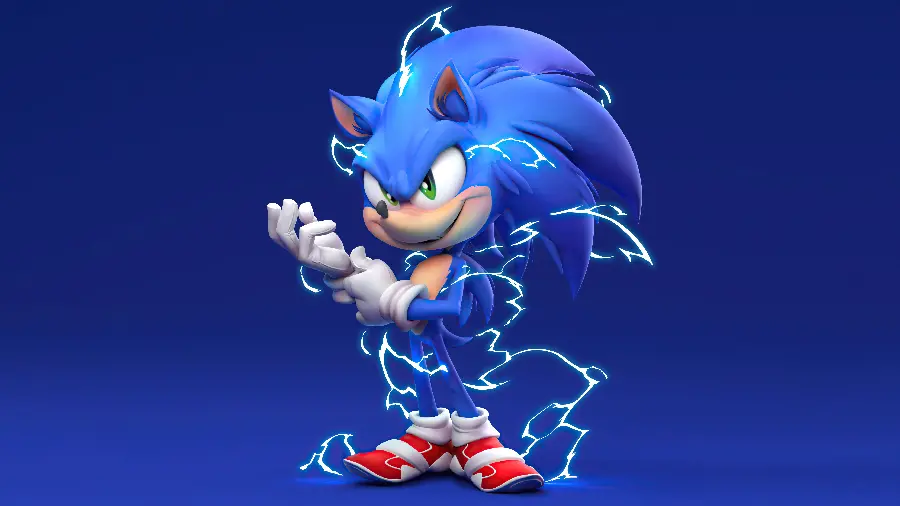 Small and tiny Sonic photo as a child