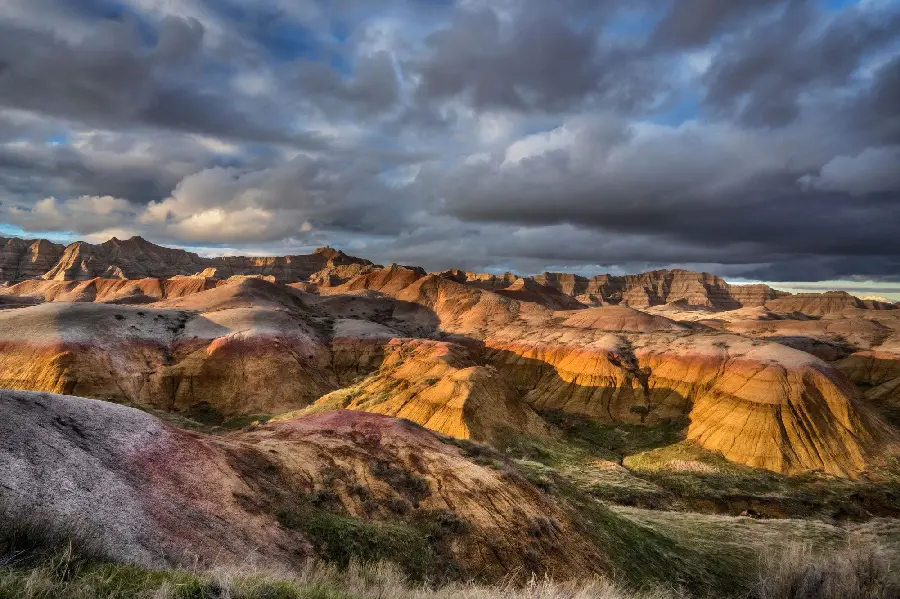 Download captivating background photo of Badlands National Park