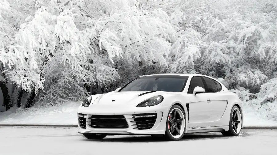 Photo of Porsche Panamera for posting and content production in HD quality