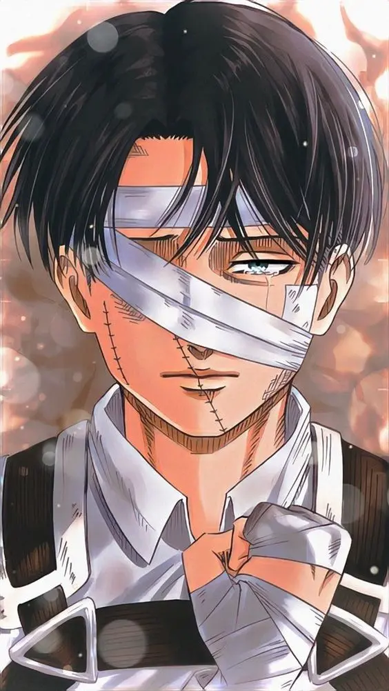 Download sad and injured Levi Ackerman profile picture in high quality