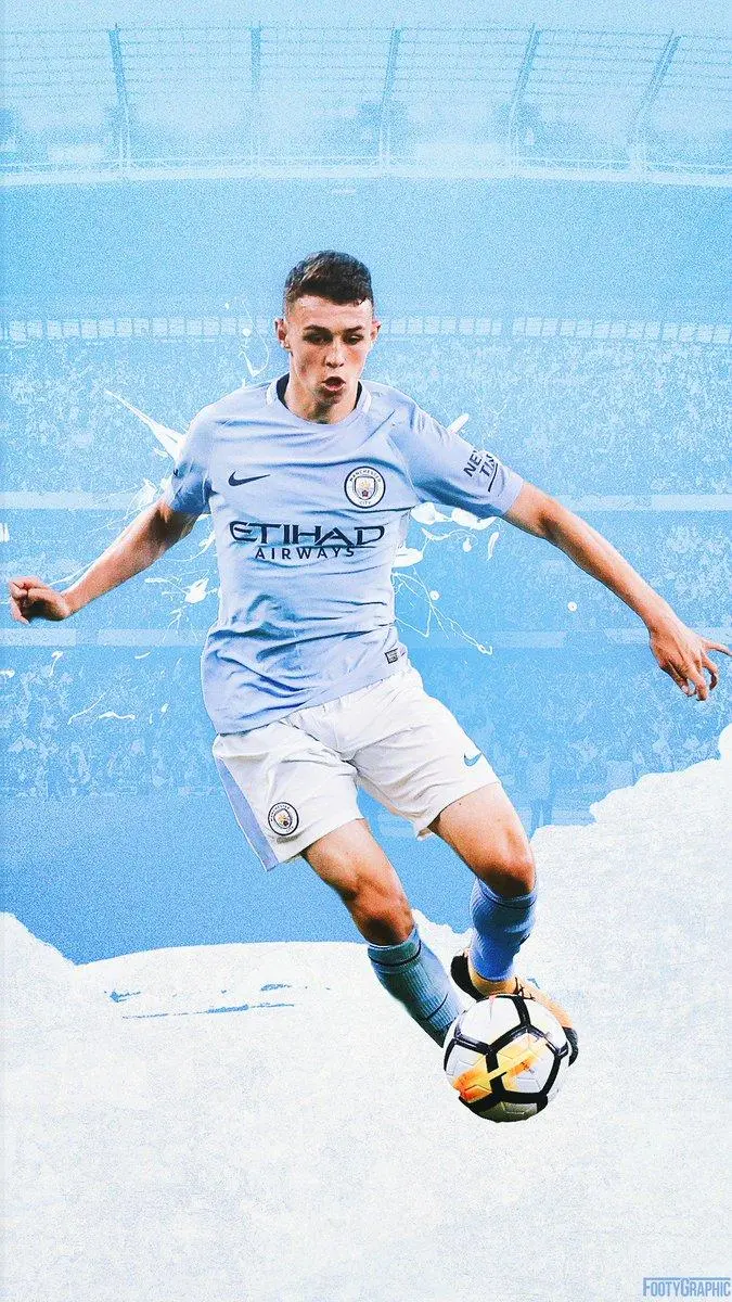 Simple and new Phil Foden photo for profile and wallpaper