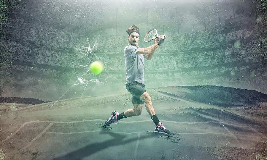 Roger Photo Federer the best tennis player in the world
