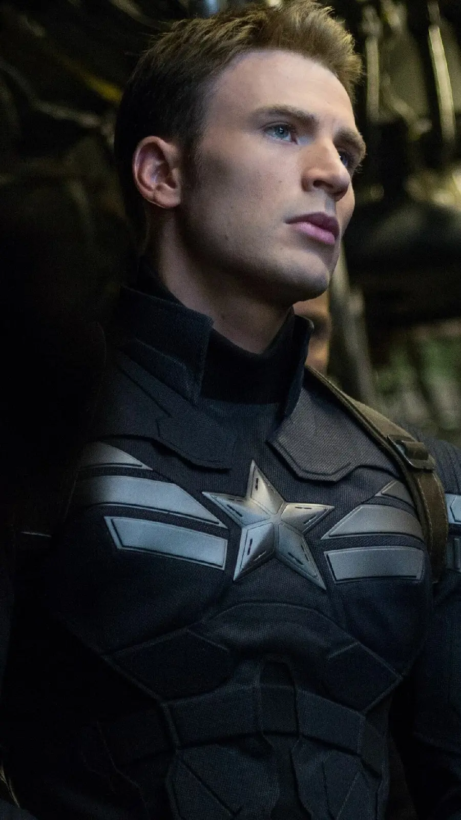 Chris Evans as Captain America wallpaper for mobile