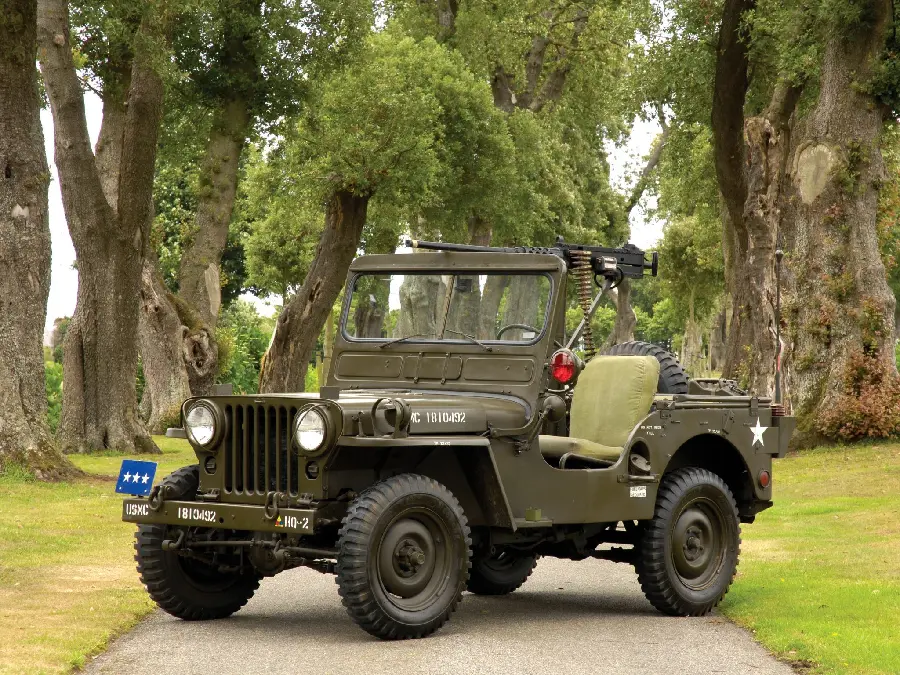 Download High Quality Image of Old Army Jeep in Full HD Quality
