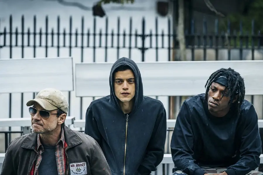 Hacker Profile Photo with Mr. Robot and Rami Malek Design