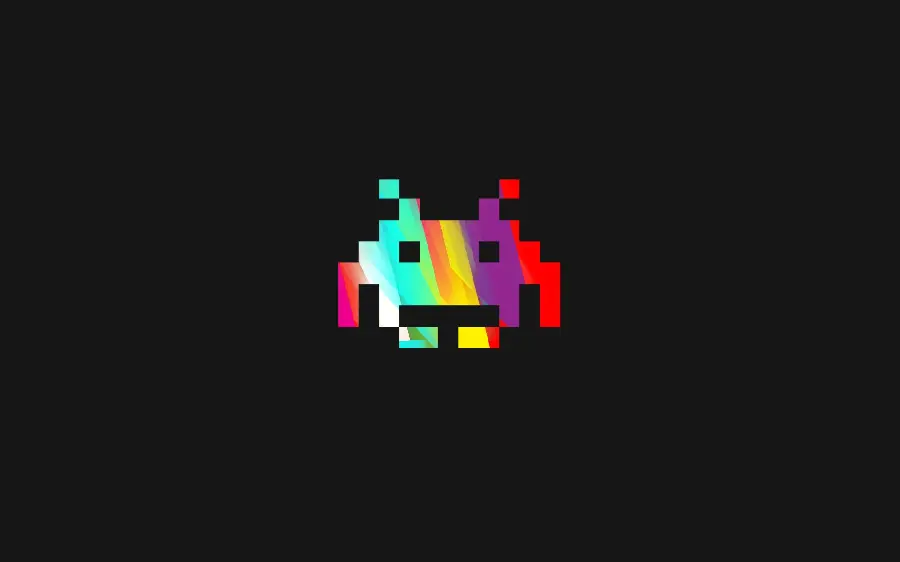 Download wallpaper with a minimal Game design with a special dark theme Desktop