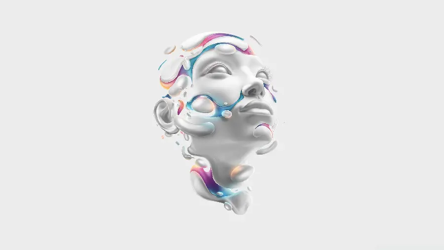 4K quality human face model wallpaper