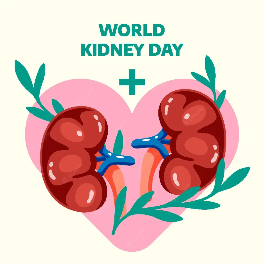 Photo of World Kidney Day for social media post