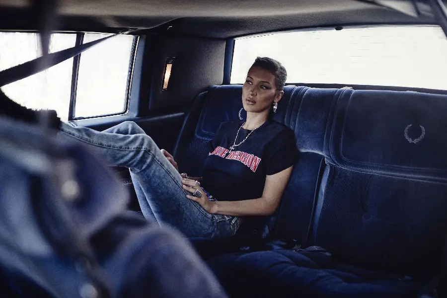 Beautiful and attractive American model photo Bella Hadid