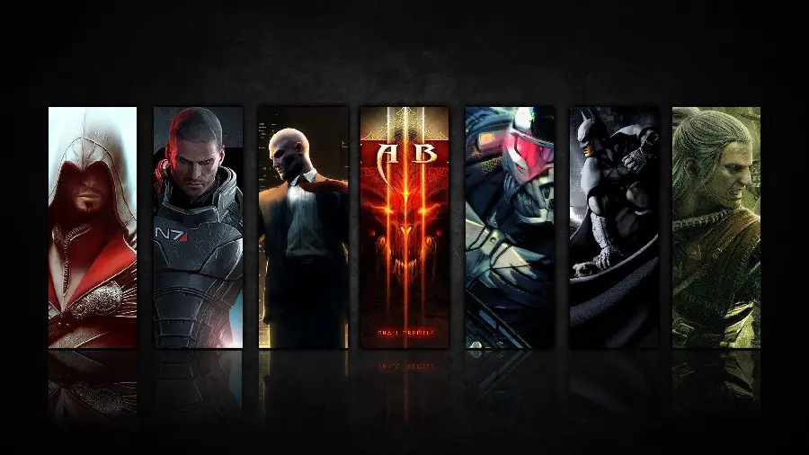 Charismatic and attractive image of game characters with high download count and special quality