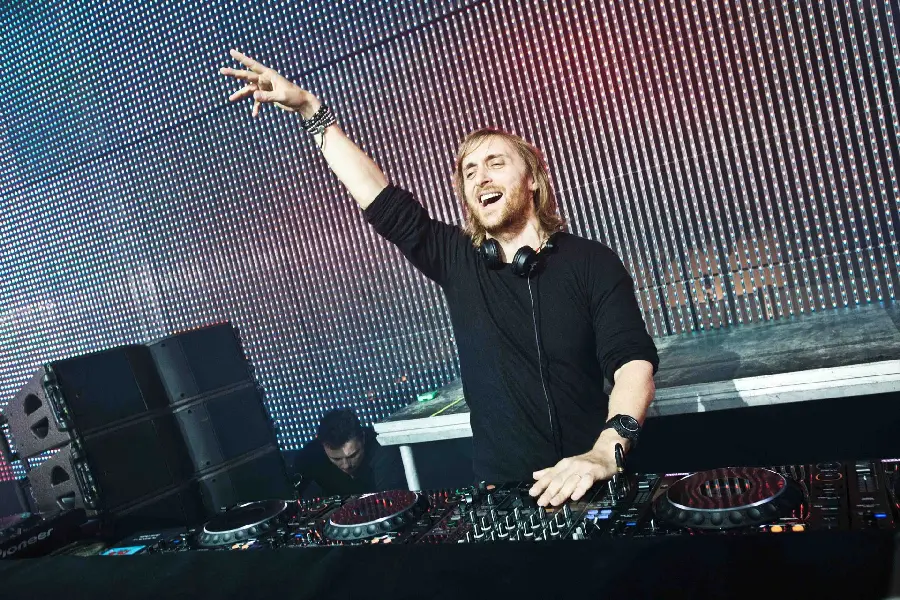 High quality stock photo of a male DJ