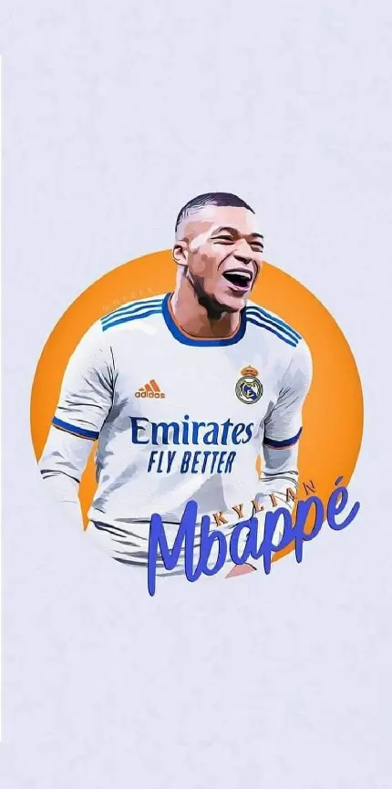 Kylian Mbappe's new and cool profile photo in Real Madrid