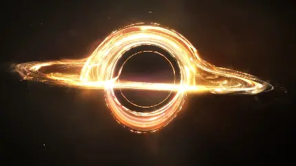 Download a photo of a large space black hole in the depths of the galaxy