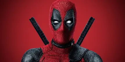 Deadpool Character Wallpaper with Red Background - Antihero