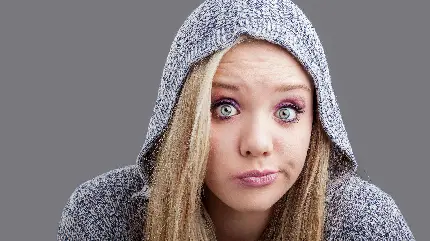 Funny and googly girl profile picture full HD