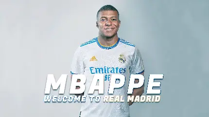 Kylian Mbappe Background in Real Madrid with FULL HD Quality