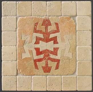 Antique stone material close-up