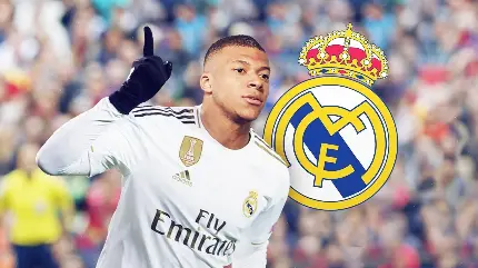 Kylian Mbappe Photo in Real Madrid for Instagram Profile