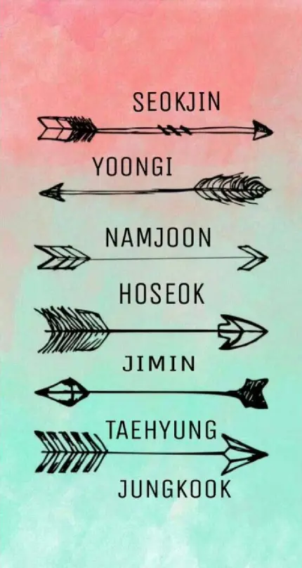 BTS member names in English