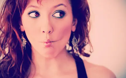 Funny girl profile picture without text with HD and 4k quality