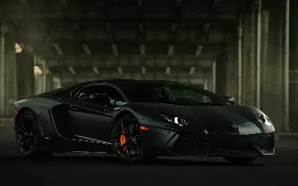 Latvian boy wallpaper Lamborghini Aventador black full hd