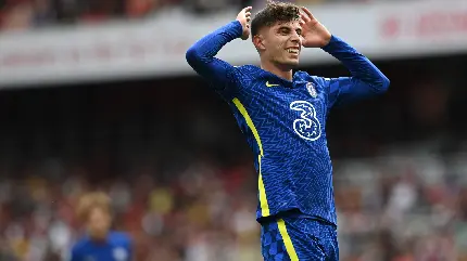 Kai Havertz's regretful photo of not scoring a goal in Chelsea
