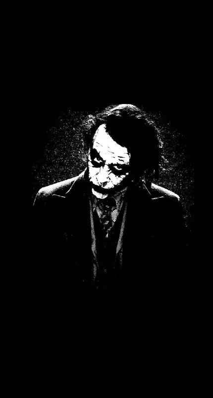 Joker black wallpaper for phone