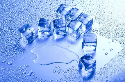 Download Beautiful Background of Water and Ice